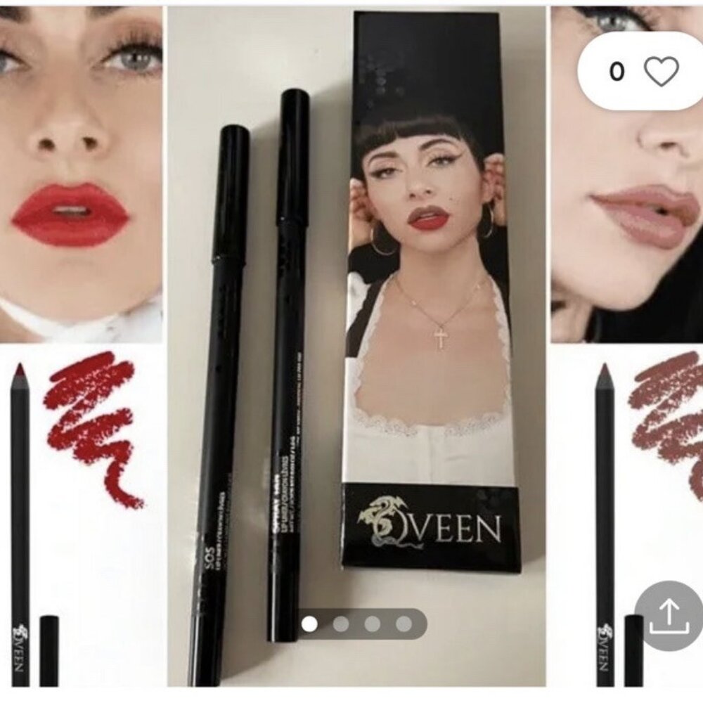 🫦 Qveen Studio Partners in Crime Lip Liner Duo Spray Tan & SOS 🫦